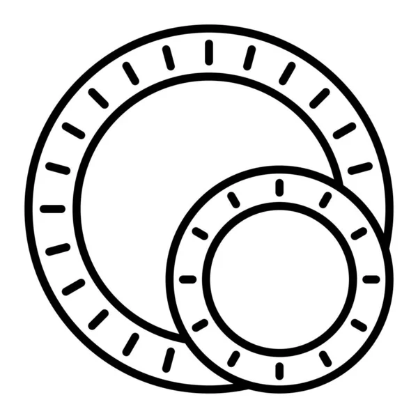 塑料平板矢量图标 可用于打印 移动和网络应用 — 图库矢量图片