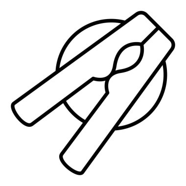 Giysiler Pin vektör simgesi. Yazdırma, mobil ve web uygulamaları için kullanılabilir.