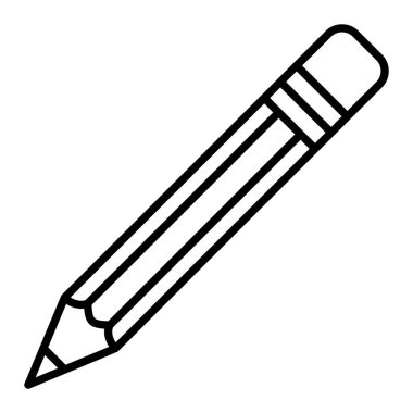 Kalem vektör simgesi. Yazdırma, mobil ve web uygulamaları için kullanılabilir.