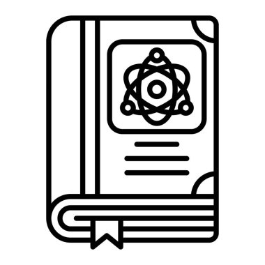 Fizik vektör simgesi. Yazdırma, mobil ve web uygulamaları için kullanılabilir.