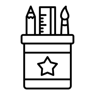 Sabit vektör simgesi. Yazdırma, mobil ve web uygulamaları için kullanılabilir.