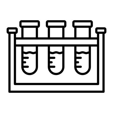 Tüp vektör simgesi. Yazdırma, mobil ve web uygulamaları için kullanılabilir.