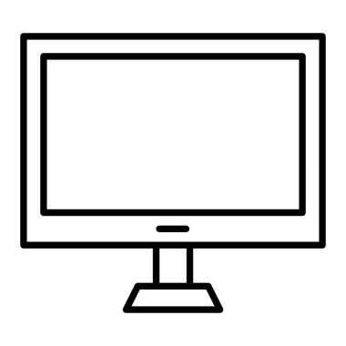 Vektör simgesini izle. Yazdırma, mobil ve web uygulamaları için kullanılabilir.