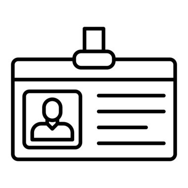 Üyelik vektör simgesi. Yazdırma, mobil ve web uygulamaları için kullanılabilir.