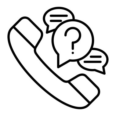 Soru vektör simgesi. Yazdırma, mobil ve web uygulamaları için kullanılabilir.