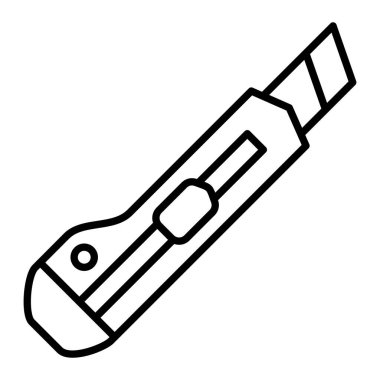 Kağıt Kesicisi vektör simgesi. Yazdırma, mobil ve web uygulamaları için kullanılabilir.