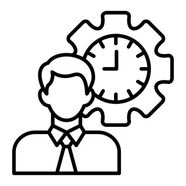 Dakiklik vektör simgesi. Yazdırma, mobil ve web uygulamaları için kullanılabilir.