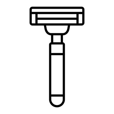 Ustura vektör simgesi. Yazdırma, mobil ve web uygulamaları için kullanılabilir.