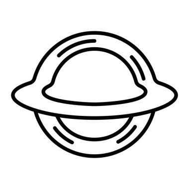 Kara Delik vektör simgesi. Yazdırma, mobil ve web uygulamaları için kullanılabilir.