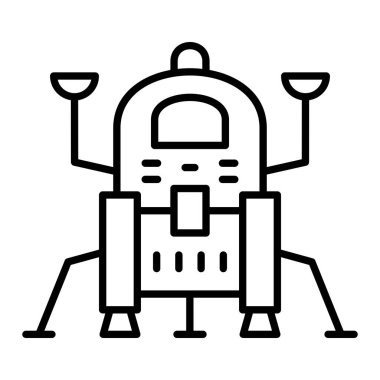 İniş vektör simgesi. Yazdırma, mobil ve web uygulamaları için kullanılabilir.