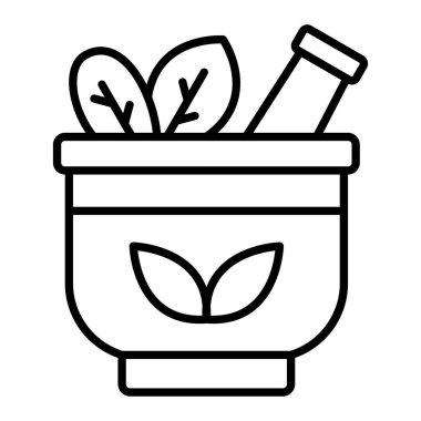 Bitki vektör simgesi. Yazdırma, mobil ve web uygulamaları için kullanılabilir.