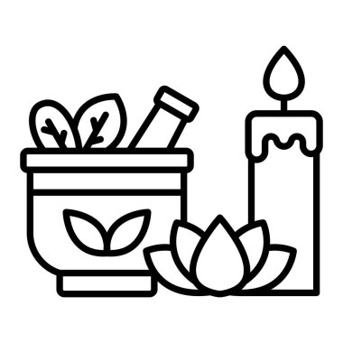 Havan vektör simgesi. Yazdırma, mobil ve web uygulamaları için kullanılabilir.