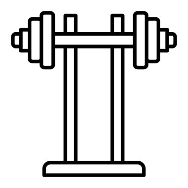 Halter vektör ikonu. Yazdırma, mobil ve web uygulamaları için kullanılabilir.