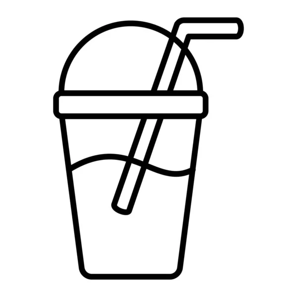 Ícone Vetor Plástico Cup Pode Ser Usado Para Impressão Aplicações — Vetor de Stock