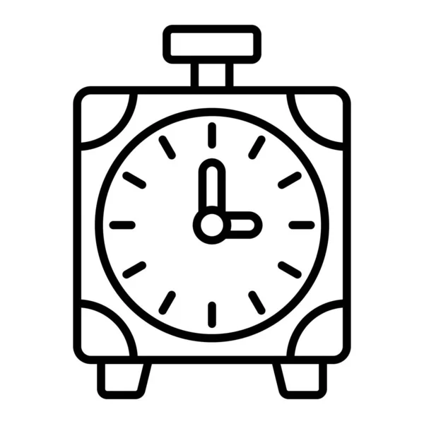 Ícone Vetor Relógio Alarme Pode Ser Usado Para Impressão Aplicações —  Vetores de Stock