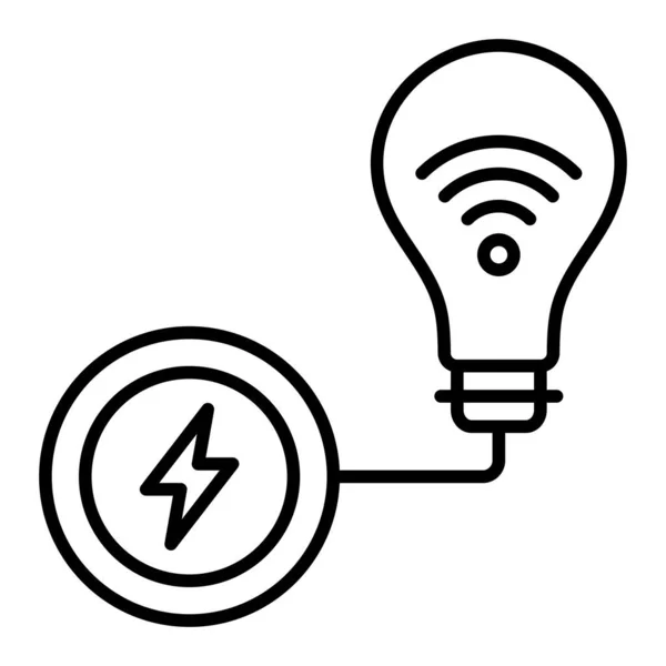 Smart Energy Vector Icon Can Used Printing Mobile Web Applications — Stock Vector