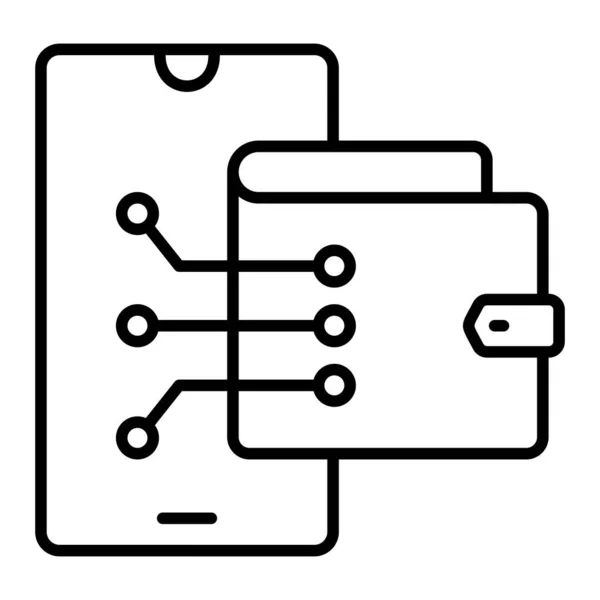 Ikona Vektoru Digitální Úschovny Lze Použít Pro Tisk Mobilní Webové — Stockový vektor