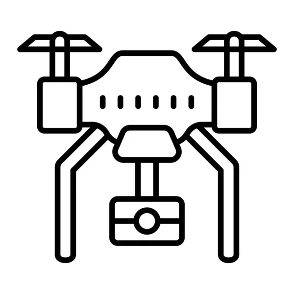 Icône Vectorielle Drone Peut Être Utilisé Pour Impression Les Applications — Image vectorielle