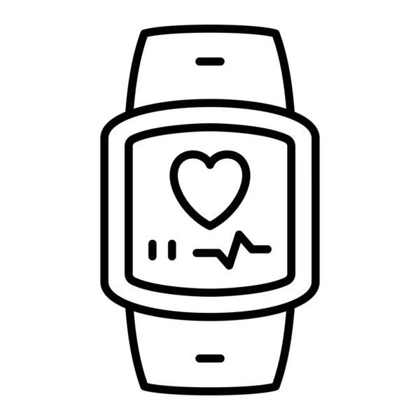 Ikona Wektora Smartwatch Może Być Stosowany Drukowania Aplikacji Mobilnych Webowych — Wektor stockowy