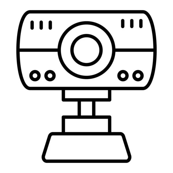 Webcam Vector Icon Can Used Printing Mobile Web Applications — Stock Vector