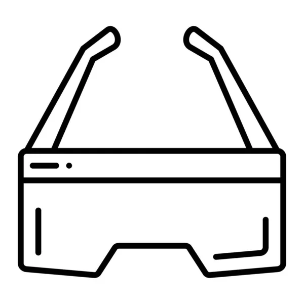 Akıllı Gözlük Vektör Simgesi Yazdırma Mobil Web Uygulamaları Için Kullanılabilir — Stok Vektör