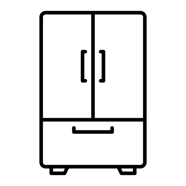 Холодильник Векторна Піктограма Може Використовуватися Друку Мобільних Веб Додатків — стоковий вектор