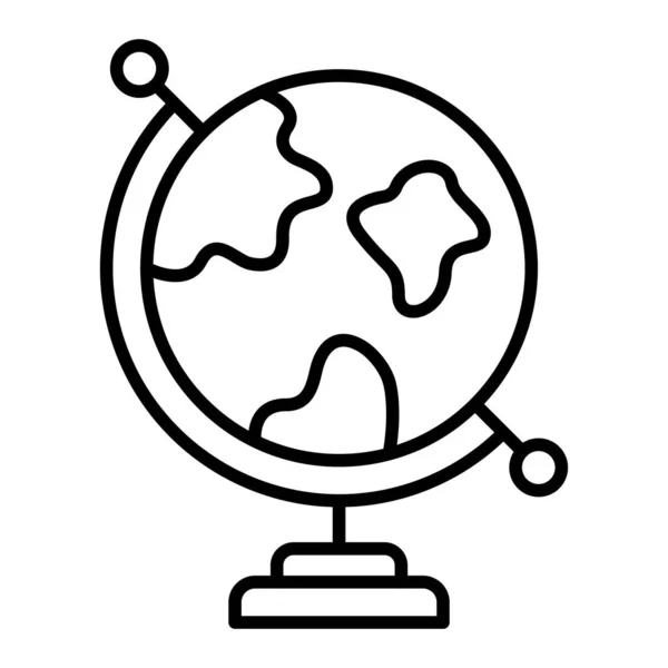 Ikona Wektora Światowego Globu Może Być Stosowany Drukowania Aplikacji Mobilnych — Wektor stockowy