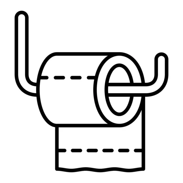 Значок Вектора Туалетной Бумаги Использоваться Печати Мобильных Веб Приложений — стоковый вектор