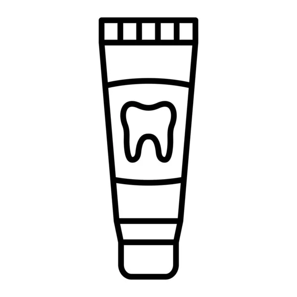 Значок Вектора Зубной Пасты Использоваться Печати Мобильных Веб Приложений — стоковый вектор