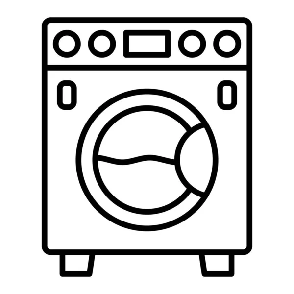 洗衣机矢量图标 可用于打印 移动和网络应用 — 图库矢量图片