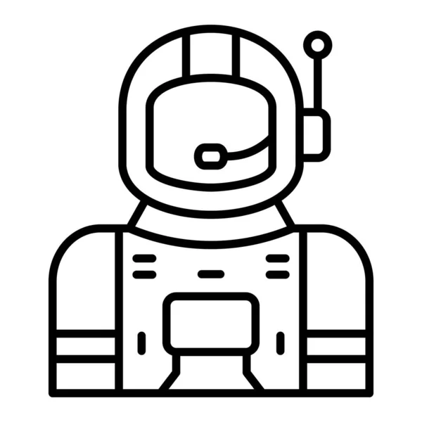 Ikona Wektora Astronauty Może Być Stosowany Drukowania Aplikacji Mobilnych Webowych — Wektor stockowy