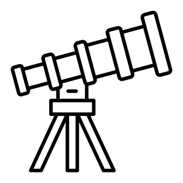 Ikona Wektora Teleskopu Może Być Stosowany Drukowania Aplikacji Mobilnych Webowych — Wektor stockowy
