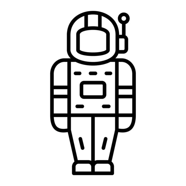 Ikona Wektora Skafandra Kosmicznego Może Być Stosowany Drukowania Aplikacji Mobilnych — Wektor stockowy