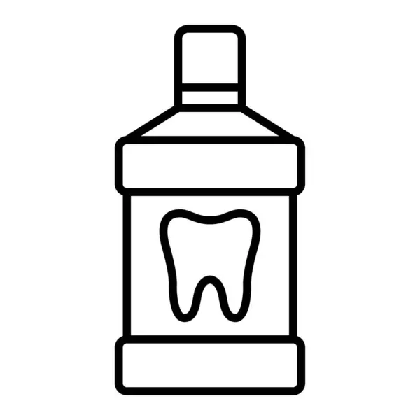 Mouthwash Vector Icon Can Used Printing Mobile Web Applications — Stock Vector