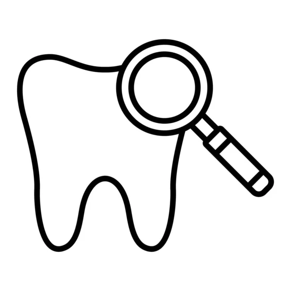 Значок Вектора Зубного Контроля Использоваться Печати Мобильных Веб Приложений — стоковый вектор