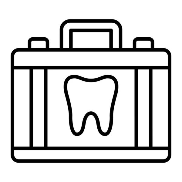 Dental Kit Vector Icon Can Used Printing Mobile Web Applications — Stock Vector