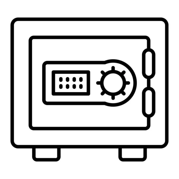 Icône Vectorielle Safe Box Peut Être Utilisé Pour Impression Les — Image vectorielle