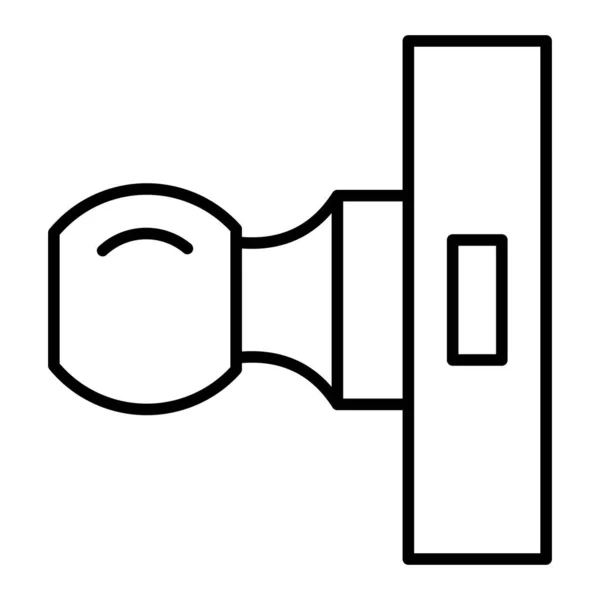 Значок Вектора Дверной Ручки Использоваться Печати Мобильных Веб Приложений — стоковый вектор