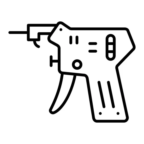 Lock Pick Gun Vector Icon Can Used Printing Mobile Web — Stock Vector