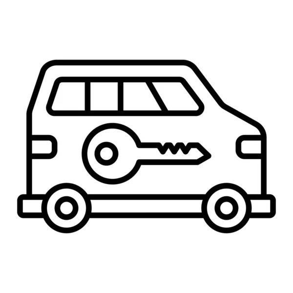Icono Del Vector Van Puede Utilizar Para Aplicaciones Impresión Móviles — Vector de stock