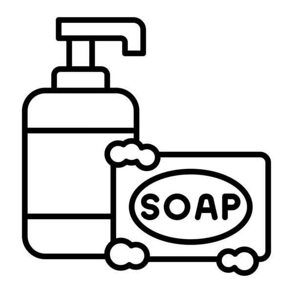 肥皂病媒图标 可用于打印 移动和网络应用 — 图库矢量图片