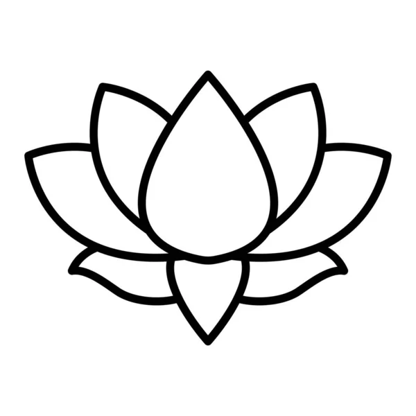 Icona Del Vettore Lotus Flower Può Essere Utilizzato Stampa Applicazioni — Vettoriale Stock