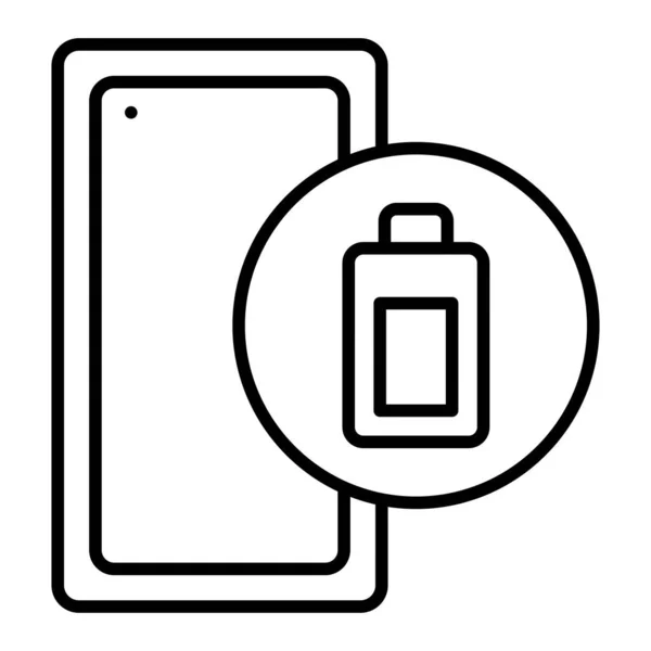 Icona Del Vettore Livello Batteria Può Essere Utilizzato Stampa Applicazioni — Vettoriale Stock