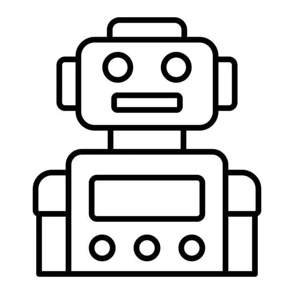 Ikona Wektora Robota Może Być Stosowany Drukowania Aplikacji Mobilnych Webowych — Wektor stockowy