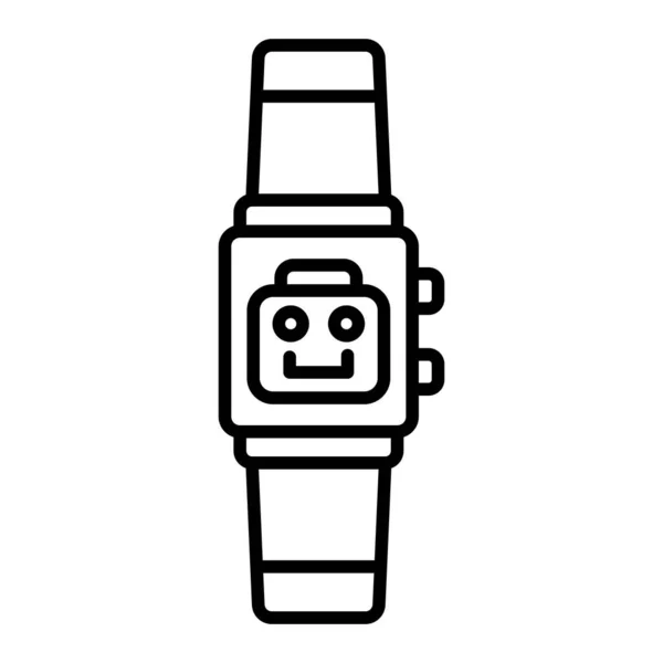 Ikona Wektora Smart Watch Może Być Stosowany Drukowania Aplikacji Mobilnych — Wektor stockowy