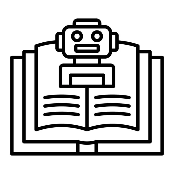 Ikona Wektora Uczenia Maszynowego Może Być Stosowany Drukowania Aplikacji Mobilnych — Wektor stockowy
