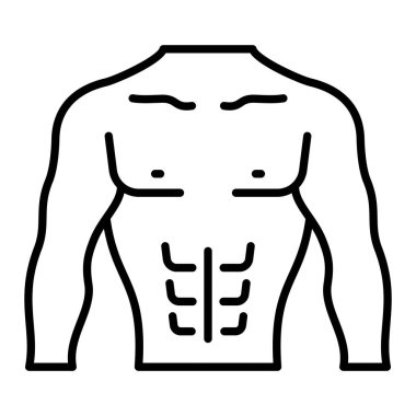 Göğüs vektör simgesi. Yazdırma, mobil ve web uygulamaları için kullanılabilir.