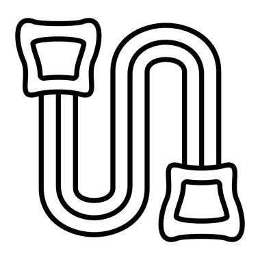 Göğüs açıcı vektör simgesi. Yazdırma, mobil ve web uygulamaları için kullanılabilir.