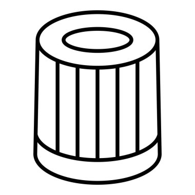 Filtre vektör simgesi. Yazdırma, mobil ve web uygulamaları için kullanılabilir.