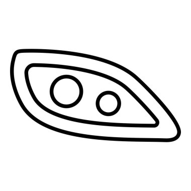 Fog Light vektör simgesi. Yazdırma, mobil ve web uygulamaları için kullanılabilir.